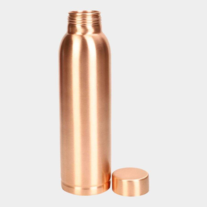 Premium Pure Copper Water <b>Bottle</b> Leakproof Ayurvedic Health Copper Vessel 1000ml Seamless Sports Water <b>Bottle</b> for Yoga & Office - Product Image 3