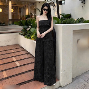 ชุดเซ็ตสองชิ้นสำหรับฤดูร้อน ผู้หญิง สไตล์ลำลอง แฟชั่น ผ้าฝ้าย เป็นมิตรกับสิ่งแวดล้อม ซักได้ ใส่สบาย ทรงเข้ารูป - Product Image 3