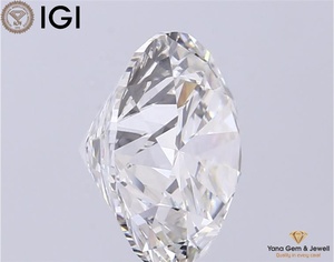 4.50พรีเมี่ยม ct. เพชรทรงกลมเจียระไน VS1ความชัดเจน10.53มม. สีของห้องปฏิบัติการ CVD ได้รับการรับรอง IGI สำหรับเครื่องประดับตามสั่ง - Product Image 6