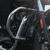 Pelindung Mesin Perak Bentuk Oktagon OEM KXA00006 Terlaris untuk Aksesoris Motor Meteor New Classic New Bullet 350 Dijual