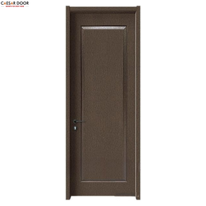 Wooden PVC Skin Film Coated MDF Wood Door for Home Interior Room PVC Panel <b>Building</b> Material for Office Factory Wholesale Price - Product Image 1