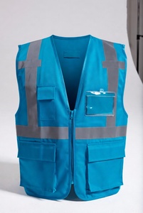 Chaleco de Seguridad Reforzado para Hombre, Ajustable, de Alta Visibilidad, para Construcción - Product Image 3