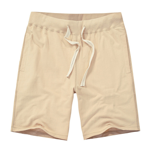 <b>Men's</b> White Canvas Knitted Drawstring <b>Floral</b> High Waist Quick Dry Breathable 220g Beach <b>Shorts</b> <b>Short</b> Length <b>Swim</b> Trunks - Product Image 2