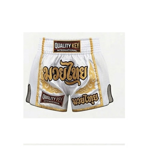 Équipement de combat Muay Thai de qualité supérieure, vente en gros, nouvelle arrivée, shorts de combat Muay Thai, shorts d'entraînement personnalisés brodés - Product Image 3