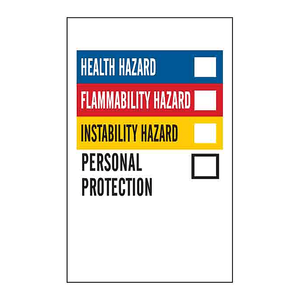 Etiquetas de Laboratorio Autoadhesivas de PP Brady para Identificación de Equipos Químicos, Duraderas y Desbolsables - Product Image 1