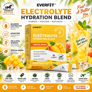 Elma Food Electrolyte <b>Powder</b> 1KG Zero Sugar Added 50 Servings Hydration Mineral Replenishment Formula GMO Free Adult Muscle <b>Whey</b> - Product Image 1