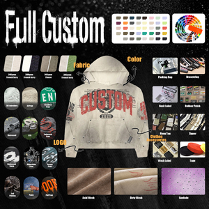 Sudadera con Capucha Personalizada para Hombre, Unisex, 100% Algodón, 280 g/m², Estilo Vintage, Lavado Ácido, Corte Recto - Product Image 5
