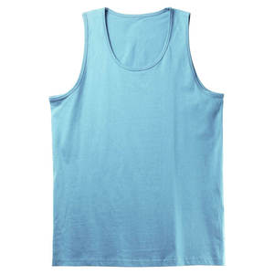 Blue Custom Gym Fitness Bodybuilding Sleeveless T Shirts Wholesale Quick Drying Muscle Fit <b>Men</b> Tank Tops - Product Image 3