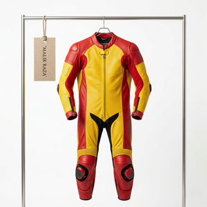 Traje de Carreras de Motocicleta Personalizado, Cuero Genuino, Hecho a Mano, Ajuste Personalizado - Product Image 4
