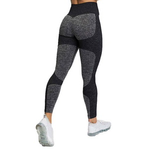 Leggings de fitness décontractés d'hiver respirants pour femmes, vente en gros, haute qualité, couleur personnalisée, taille haute, sans couture - Product Image 5