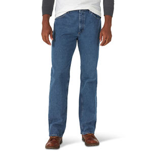 กางเกงยีนส์วินเทจทรงตรงสไตล์ฮ็อตเซลลิ่งสำหรับผู้ชาย ล้างสีแบบวินเทจ ขายส่ง กางเกงยีนส์ขาดๆ สำหรับผู้ชาย - Product Image 1