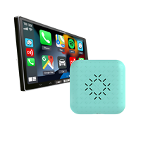 Boîtier multimédia automobile intelligent Sudex certifié MFI Android CarPlay avec IA couleur, adaptateur auto Plug & Play, WiFi et USB pour système de voiture