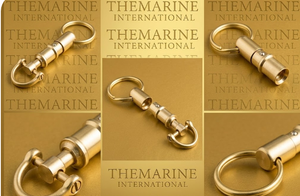 Classic Brass Handmade Premium Quality Carabiner Keychain Oval Shape Durable Polished Finish Light Weight Key Ring Attachment - Product Image 5