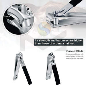Kit de Manicura de Lujo de 18 Piezas con Logotipo Personalizado, Juego de Cuidado Personal de Acero Inoxidable Resistente, Cortaúñas Profesional de 18 Piezas - Product Image 4