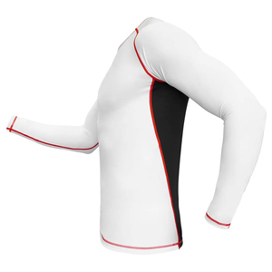 เสื้อคอมเพรสชั่น MMA แขนยาว สำหรับฝึกซ้อมกราปลิง ประสิทธิภาพสูง ระบายเหงื่อได้ดี ยืดหยุ่น กระชับรูปร่าง เหมาะสำหรับศิลปะการต่อสู้และการออกกำลังกายในยิม - Product Image 3