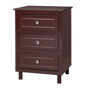 Comodino Grande in Legno Massello di Rovere Stile Country con 3 Cassetti per Camera da Letto Moderna 45x38x63cm - Product Image 6
