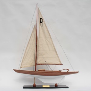 DRAGON CLASSIC YACHT MODEL <b>WHITE</b> PAINTED Wooden Handicrafts Freestanding Feng Shui Home Decoration Christmas - Product Image 1