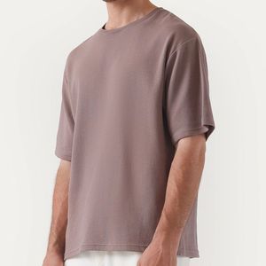 Camiseta Corta de Algodón de Corte Ajustado y Estilo Urbano con Logotipo Personalizado, Mezcla de Algodón, OEM ODM - Product Image 5