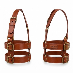 Premium Men Leather <b>Harness</b> Adjustable Body Strap Design Durable Leather Style Material Comfortable Fit Fashion Costume - Product Image 3