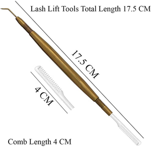 Outil de rehaussement de cils en acier inoxydable de qualité supérieure, durable et végétalien, pour extensions de cils et lifting des sourcils, permanente rapide en 5-8 minutes, vente en gros - Product Image 3