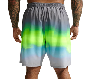 Custom Men's Eco-Friendly Loose Fit Swim Shorts Quick Dry Polyester Spandex Beach Swimwear Summer Colored Wash Floral <b>Print</b> - Product Image 5