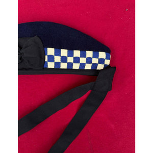 Gorros Glengarry 100% Lana de Primera Calidad, Gorro de Kilt para Gaitero Celta, Gorro de Kilt Escocés Azul y Blanco con Diseño a Cuadros - Product Image 2