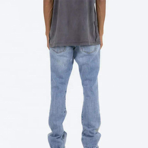 Pantalons en denim de coton classiques personnalisables, style streetwear, pantalons en denim de coton confortables et élégants - Product Image 6