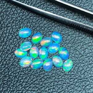 Meilleure qualité AAA naturel 10x12mm opale éthiopienne Cabochon ovale pierres précieuses en vrac pour la fabrication de bijoux fournisseur - Product Image 4