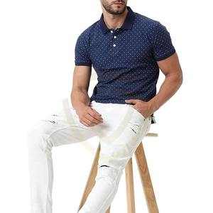T-shirts à manches courtes pour hommes, coupe ample, en jersey de coton, style décontracté, OEM, polo pour hommes - Product Image 2
