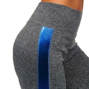 Leggings Deportivos para Mujer, Cintura Alta Elástica, Color Sólido, Poliéster y Spandex, Transpirables, Control de Abdomen, Cobertura Completa - Product Image 6