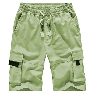 Shorts cargo tendance pour hommes, longueur genou, avec plusieurs poches, shorts d'extérieur pour hommes - Product Image 1