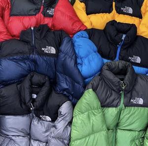 Premium Quality Unisex Puffer <b>Jacket</b> Windproof Stand Collar Casual <b>Winter</b> Zipper Closure Regular Fit Solid Color - Product Image 1