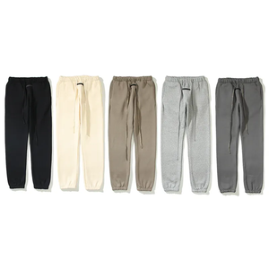 Manufacture Custom Logo Puff Canvas Polyester/Cotton Casual Wide Running Breathable Quick Dry Summer Men's Cargo Jogger Pants - Product Image 2