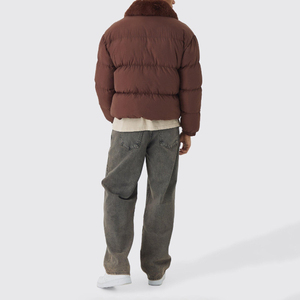 Custom Logo Winter Men Puffer Jacket Warm <b>Bubble</b> <b>Coat</b> Padded Outerwear Windproof Thick Casual Padded Parka - Product Image 4