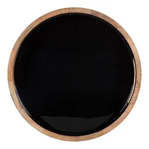 Ensemble de plateaux de service pour le thé et le café en céramique de luxe à motifs végétaux, respectueux de l'environnement, plateau de service haut de gamme pour les buffets, pour les dîners raffinés, Zahid Exports - Product Image 3