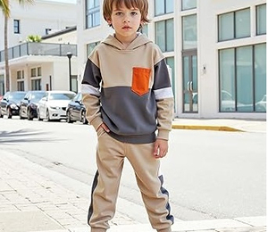 Conjunto Deportivo de Lujo para Niños, Estilo Moderno, al Por Mayor, al Mejor Precio, Sudadera con Capucha, Conjuntos Deportivos Personalizados para Niños, Conjuntos de Jogging de Verano a la Moda - Product Image 5