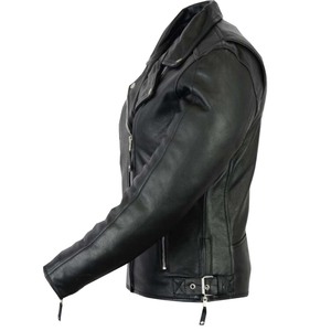 แจ็คเก็ตหนังผู้หญิงดีไซน์ใหม่ คุณภาพสูง แจ็คเก็ตหนังผู้หญิงดีไซน์สีสันตัดกัน แจ็คเก็ตหนังแท้สำหรับผู้หญิง - Product Image 2