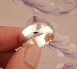 Luxury 925 Sterling <b>Silver</b> Bezel Setting Gemstone Band <b>Ring</b> Elegant High Quality Minimalist <b>Statement</b> Jewelry Unisex Handcrafted - Product Image 5