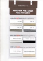 HONEY WIN PRO & SHEER FULL 26 мм и 38 мм с функцией фильтрации света