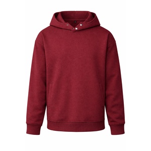 Sudadera con Capucha Personalizada, Estampada, de Forro Polar, Holgada, Informal, de Poliéster/Algodón, para Hombre, Cálida, de Invierno, Estilo Urbano - Product Image 4