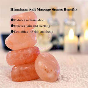 Organic Himalayan Pink Salt Massage Stones Spa Healing Stones Himalayan Pink Salt Massage Stones Wholesale Supplier - Product Image 3