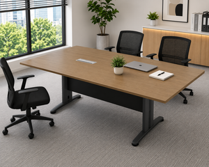 Chipboard Melamine Durable Conference <b>Table</b> with Modern Design for Commercial Use in Hospitals <b>Office</b> Buildings Hotels - Product Image 1