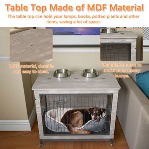 Mobili per Animali Domestici Resistenti e Impermeabili da 38 Pollici, Grigio, per Gatti e Cani da Interno/Esterno - Product Image 4