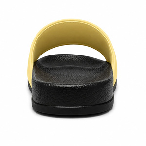 Custom Yellow Logo EVA <b>Slide</b> Sandals | Unisex Anti-Slip Breathable Beach <b>Pool</b> Slippers | Lightweight Indoor Comfort <b>Slides</b> | OEM - Product Image 5