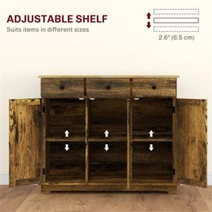 Mobiletto da Cucina Moderno Autoportante in Legno e Metallo con Cassetti e Cestelli - Product Image 2