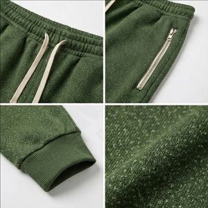 Camiseta sin Mangas Holgada de Lana Ligera y Transpirable con Dobladillo Abierto, Pantalones de Chándal de Algodón Sueltos para Hombre, Estilo Informal para Otoño - Product Image 4