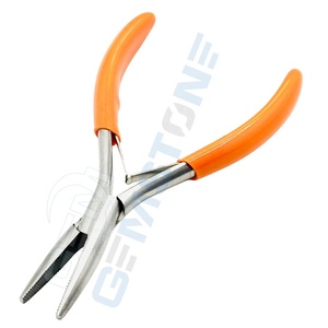 Professional 5.5 Inch Hair Extension Flat <b>Nose</b> Plier with Inside Teeth Stainless Steel Micro Ring & Nano Bead Crimping Tool - Product Image 2