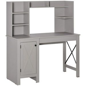Light Grey Computer Desk - Product Image 4