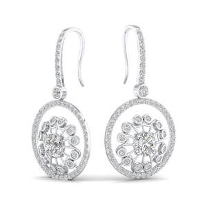 REYES Pendientes Largos Colgantes de Moissanita VVS de Alta Calidad, Plata de Ley 925 Personalizada, Joyería Fina para Bodas y Fiestas - Product Image 5