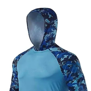 Nouveau design de sweat-shirts de pêche pour hommes avec poches latérales zippées, design OEM, légers, à manches longues, chemise de pêche pour hommes - Product Image 3